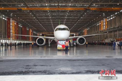 資料圖：國產(chǎn)大飛機(jī)C919。張亨偉 攝